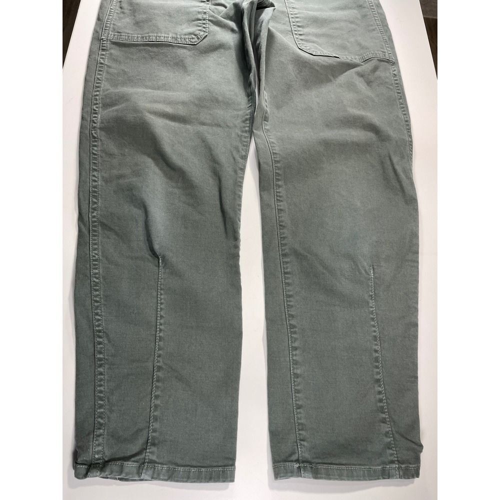 Utility Barrel Leg Pants Veronica Beard Charlie W/28 Army Green LN - Picture 11 of 12